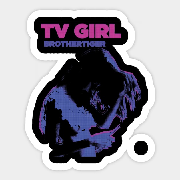 music tv girl Sticker by gibran hix